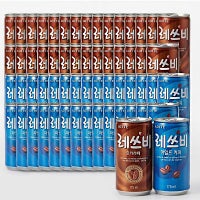 [쿠폰필수] [지마켓] 레쓰비 마일드 175mlx30캔+모카라떼 175mlx30캔 (18,140원/무배)