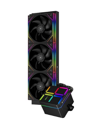 [Amazon] Thermalright Magic Qube 360 ARGB Black Liquid CPU Cooler,Building Block Fan with Temperature Controlled Color Changing Digital Screen - $42.63